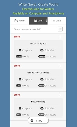 FolderStory - Write novel, Create World Mod Apk