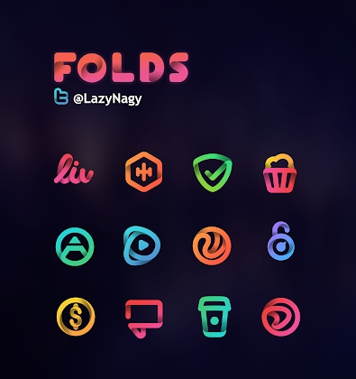 Download Folds - Icon Pack Mod Apk