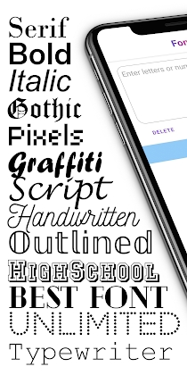 ♔Fonts: Fonts and Typeface for Instagram, Whatsapp Mod Apk