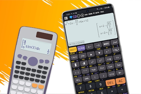 Scientific calculator plus advanced 991 calc Mod Apk