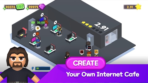 Internet Cafe Creator Idle Mod Apk