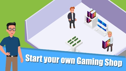 Download Gaming Shop Tycoon  - Idle Shopkeeper Tycoon Game Mod Apk