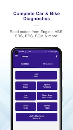 GaragePro Car & Bike OBD2 Scanner & Diagnostics Mod Apk