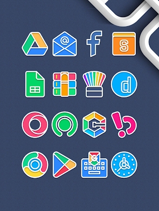 Download Garis Light - Lines Icon Pack Mod Apk