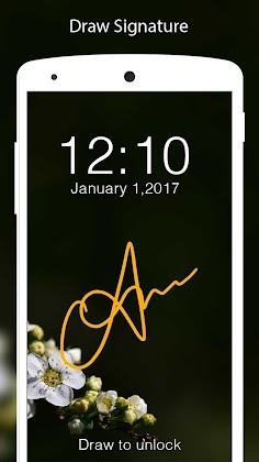 Gesture Lock Screen - Draw Signature & Letter Lock Mod Apk