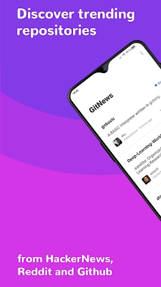 GitNews — Trending repos from GitHub, HN & Reddit Mod Apk