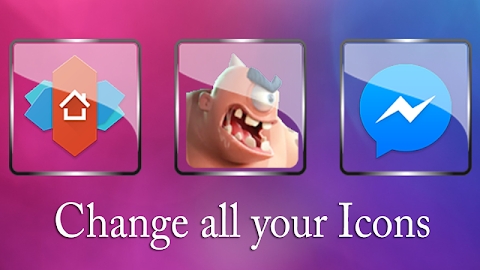 Glass Icon Pack Nova/APEX/ADW change icons Mod Apk
