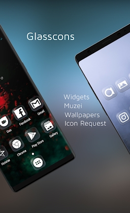 Download Glasscons - Icon pack Mod Apk