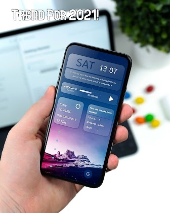 Download Glassmorphism widgets for kwgt Mod Apk