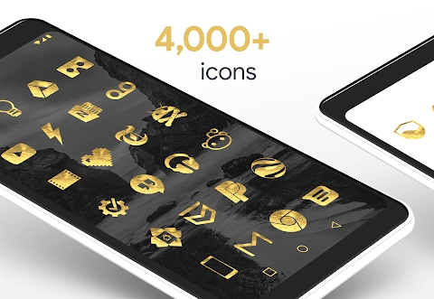 Download Gold Leaf Pro - Icon Pack Mod Apk