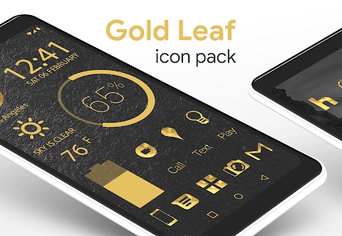 Gold Leaf Pro - Icon Pack Mod Apk