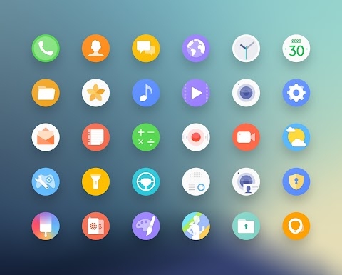 Download Grace UX - Round Icon Pack Mod Apk