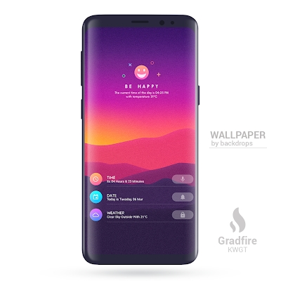 Gradfire KWGT Mod Apk