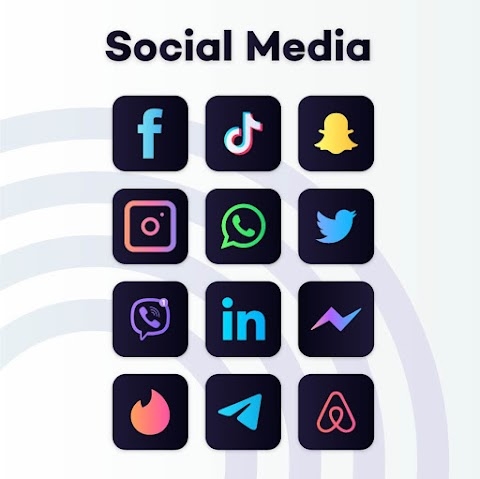 Download Gradient Dark Icon Pack Mod Apk