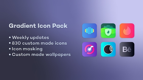 Gradient Icon Pack Mod Apk