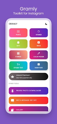 Gramly - Toolkit For Instagram Mod Apk