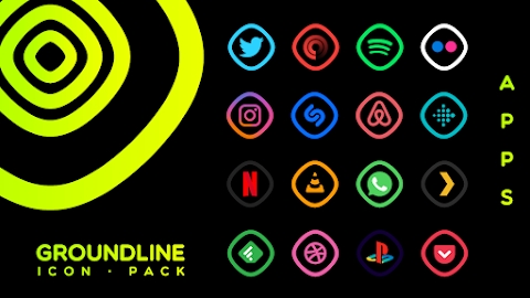 Download Groundline Icon Pack Mod Apk