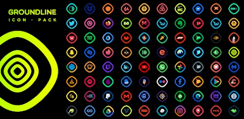 Groundline Icon Pack Mod Apk