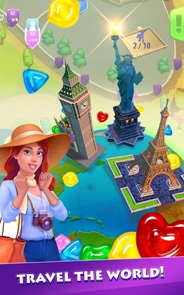 Download Gummy Drop! Match 3 to Build Mod Apk