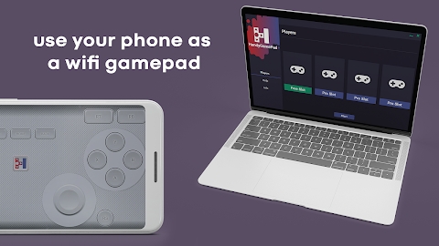 HandyGamePad Pro: wifi, usb and bluetooth gamepad Mod Apk