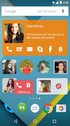 Download HD Contact Widgets+ Mod Apk