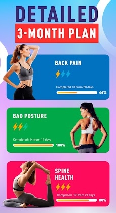Download Healthy Spine & Straight Posture - Back exercises Mod Apk