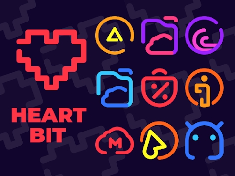 Heartbit Line - Icon Pack Mod Apk