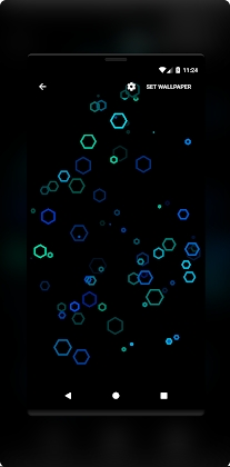 Download Hex AMOLED Neon Live Wallpaper 2021 Mod Apk