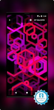Hex AMOLED Neon Live Wallpaper 2021 Mod Apk