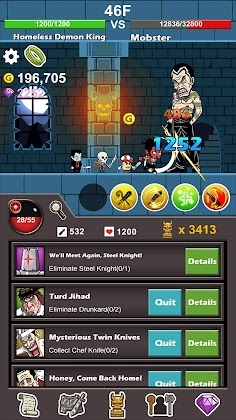Download Homeless Demon King(Idle Game) Mod Apk