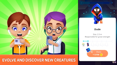Human Evolution Clicker: Tap and Evolve Life Forms Mod Apk