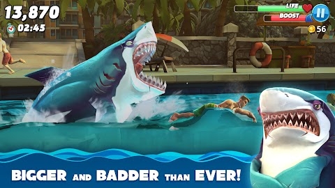 لعبة Hungry Shark World Mod Apk