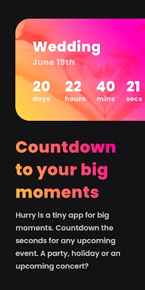 Hurry - Countdown to Birthday/Vacation (& Widgets) Mod Apk
