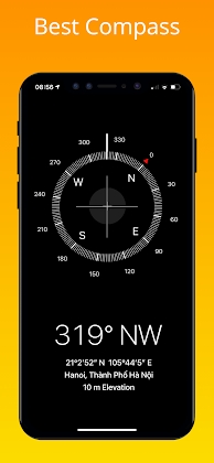 iCompass - Compass iOS 15 Mod Apk