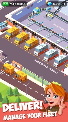 Download Idle Courier Tycoon - 3D Business Manager Mod Apk