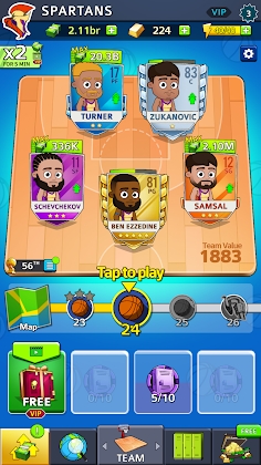 Idle Five Basketball tycoon Mod Apk
