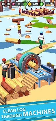 Download Idle Lumber Mill Mod Apk