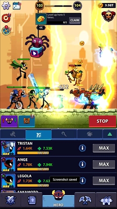 Download Idle Stickman Heroes: Monster Age Mod Apk