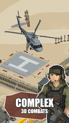 Download Idle Warzone 3d: Military Game - Army Tycoon Mod Apk