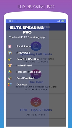 IELTS Speaking PRO : Full Tests & Cue Cards Mod Apk