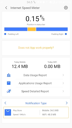 Download inetFlow - Internet speed meter and data manager Mod Apk