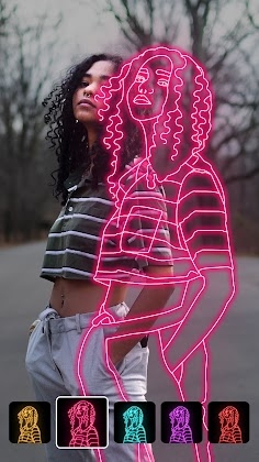 Instasquare Photo Editor: Drip Art, Neon Line Art Mod Apk