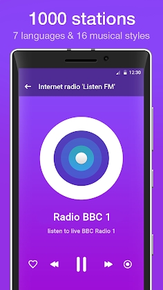 Internet radio “Listen FM” Mod Apk