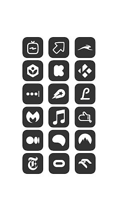 Download iOS 15 Dark - Icon Pack Mod Apk