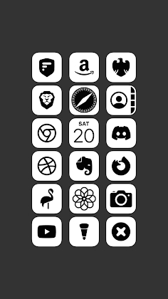 iOS 15 White - Icon Pack Mod Apk