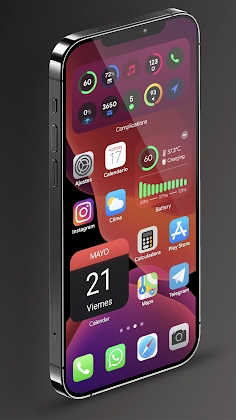 Download iOS Projekt for kwgt Mod Apk
