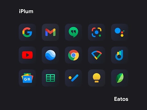 Download iPear Black - Icon Pack Mod Apk