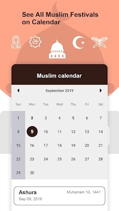 Download Islamic Muslim Calendar: Prayer Timing Qibla Mod Apk