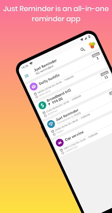 Just Reminder with Alarm Mod Apk