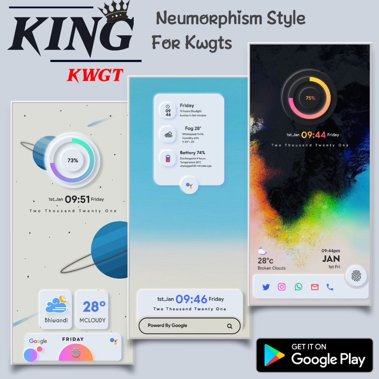 Download KinG KWGT Mod Apk